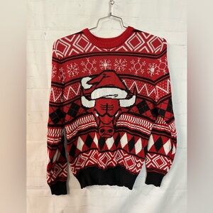 Chicago Bulls Christmas Sweater NBA size Small